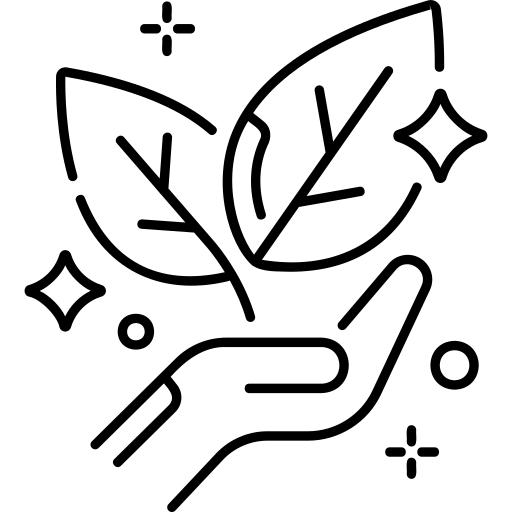 Palm and leafs symbol